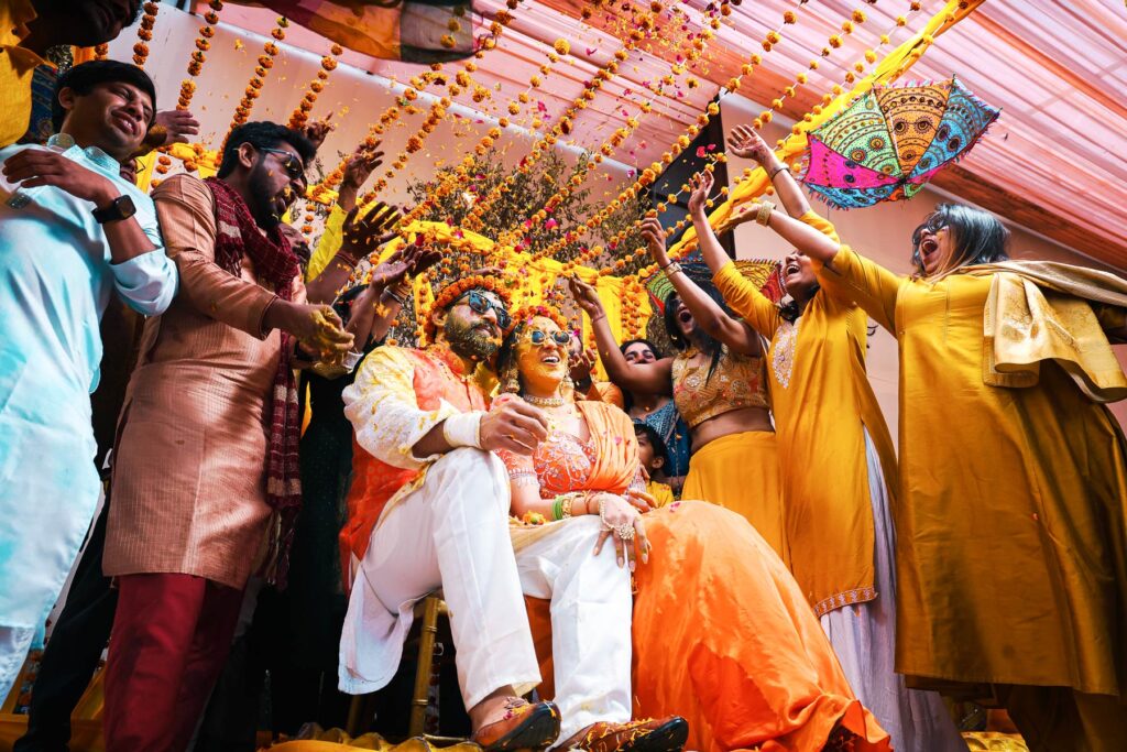 destination wedding haldi ceremony photosynthesis photography services