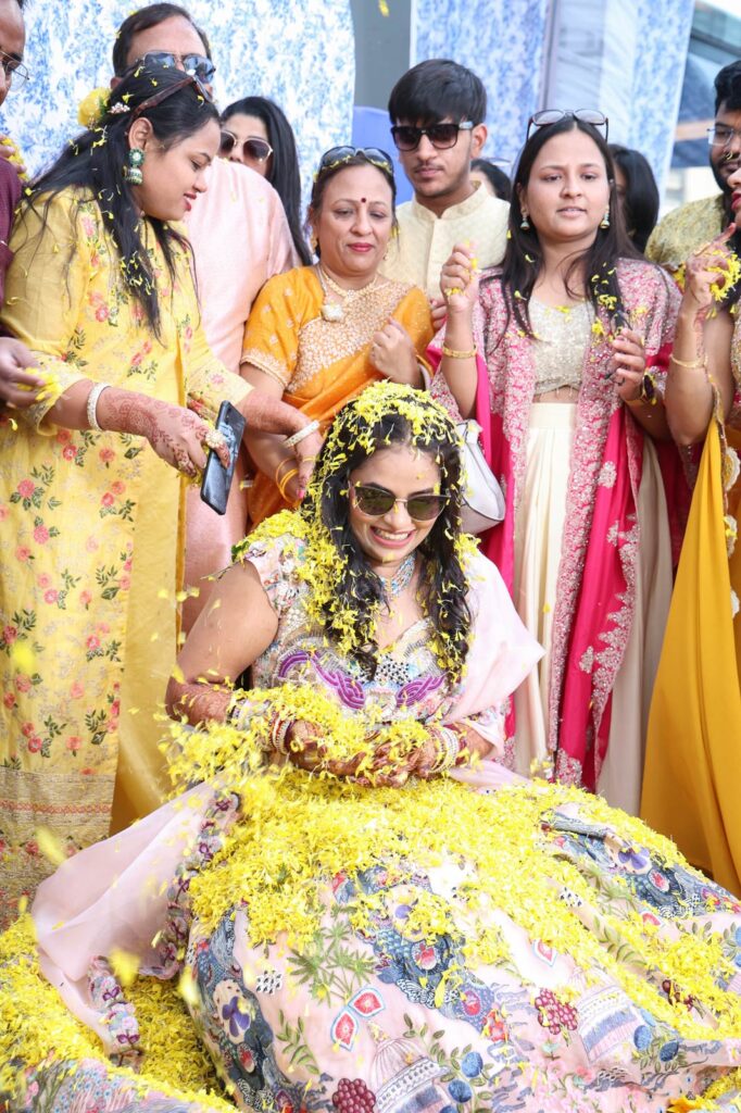 haldi ceremony grand hyatt Gurgaon