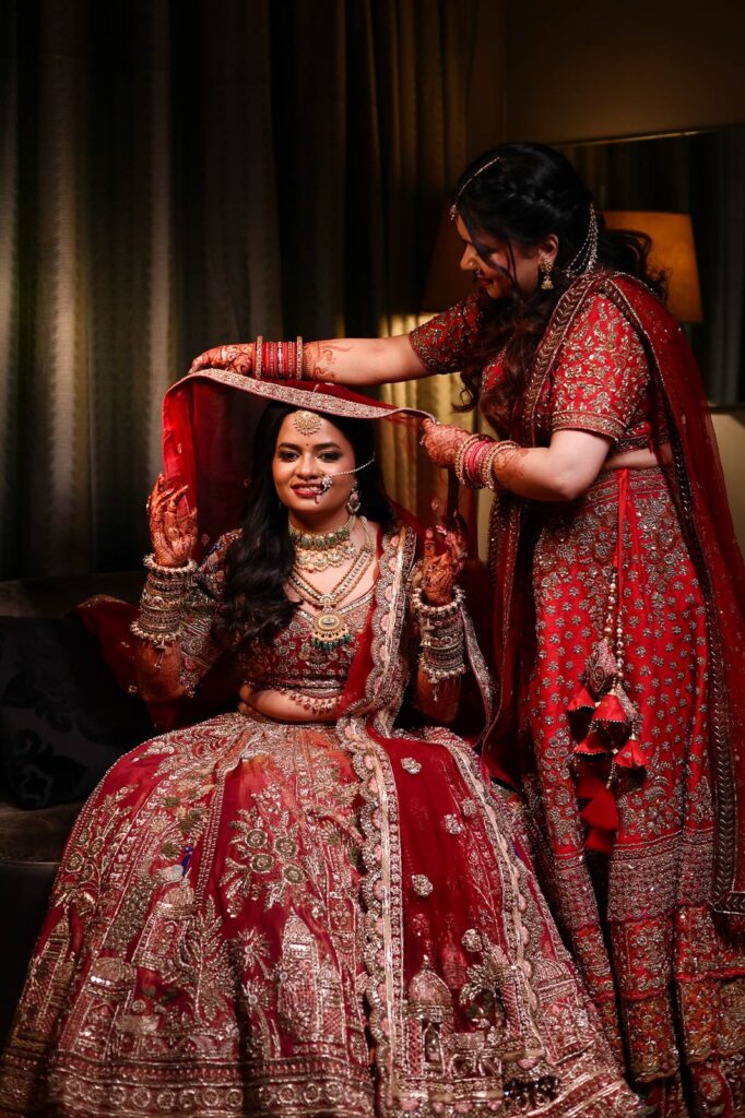 candid bride pose wedding in grand hyatt gurgaon