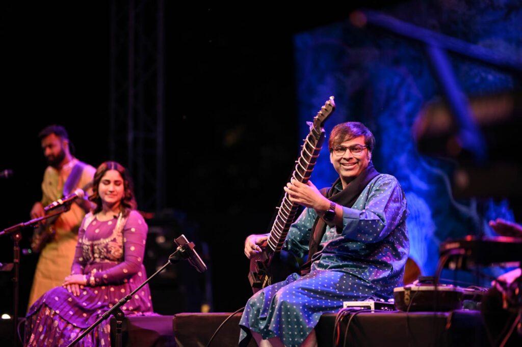 purbayan chatterjee and pratibah singh baghel performing live at ragas by the river