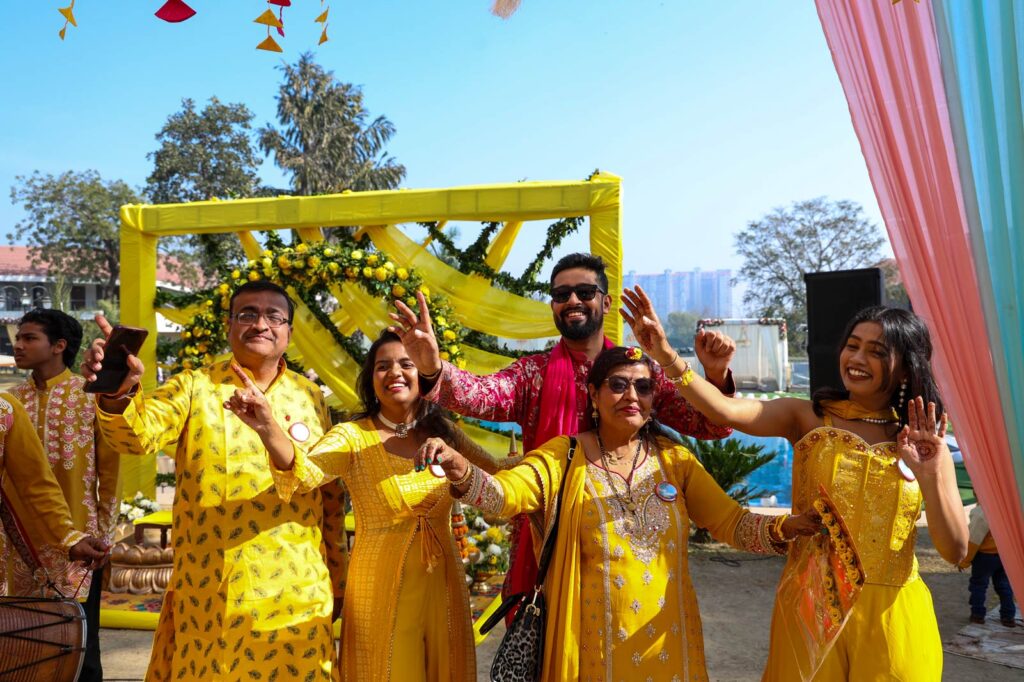 Wedding ceremony at Hotel Rajhans Faridabad