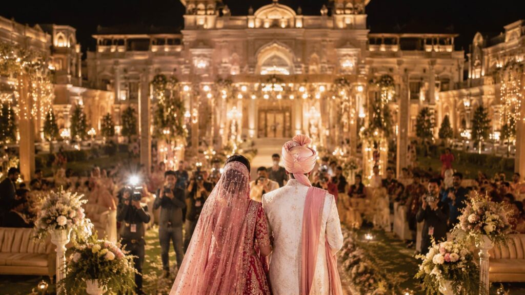 a luxury wedding celebration in aligarh