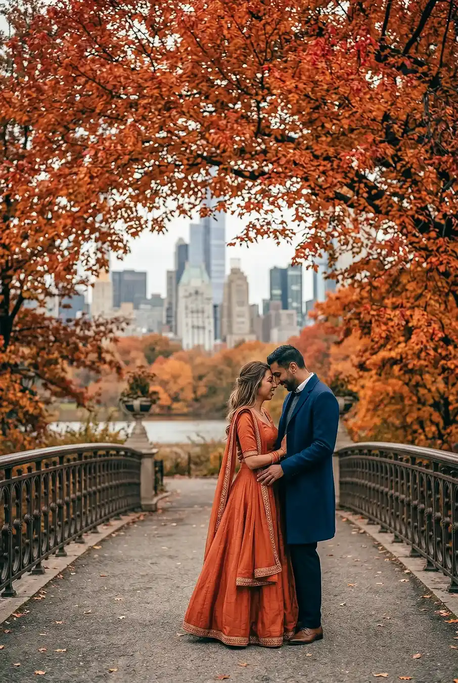 Neha & Nikhil’s Cinematic Pre Wedding Shoot in New York City