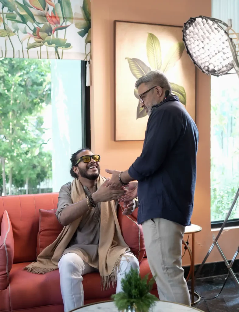 Creative collaboration with performing artists during pre-event content production for Ragas by the River.