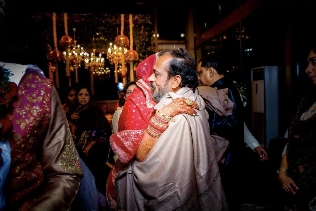 Family members gathered during a wedding in a photograph designed to remain meaningful for generations